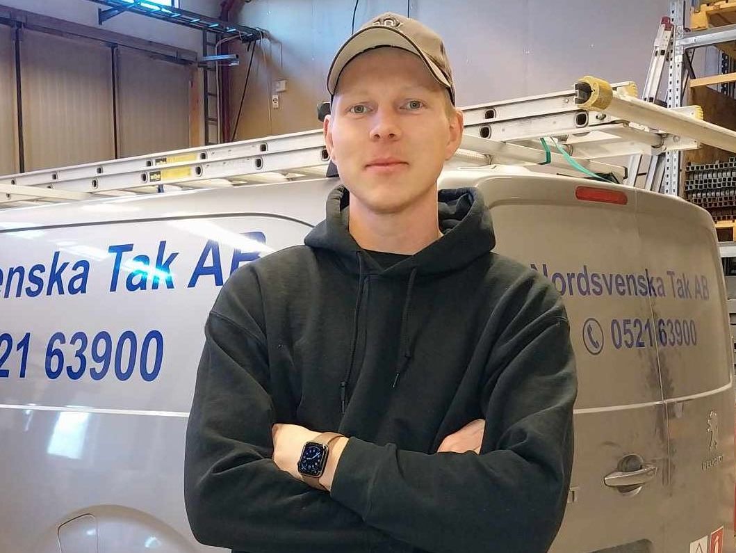 Personal på Norsvenska tak - takläggare trestad
